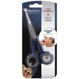 Magic Coat Professional Safety Tip Facial Dog Grooming Scissors - 1 count