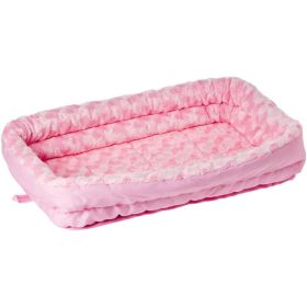 MidWest Double Bolster Pet Bed Pink - X-Small - 1 count