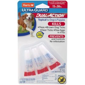 Hartz UltraGuard Dual Action Topical Flea and Tick Prevention-Small Dogs