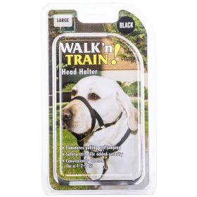 Pet Walk'n Train Head Halter - Size 3 (15"-20" Neck & 7"-9" Snout Circumference)