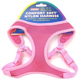 Coastal Pet Comfort Soft Adjustable Harness - Bright Pink - X-Small -  7-10 lbs