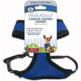 Harness - Blue - Small - For Dogs 5-7 lbs (14"-16" Chest & 8"-10" Neck)