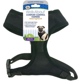 Harness - Black - Large - For Dogs 11-18 lbs (19"-23" Chest & 13"-15" Neck)