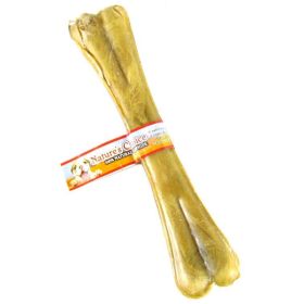 Nature's Choice 100% Natural Rawhide Pressed Bones - 12" Long (1 Bone)