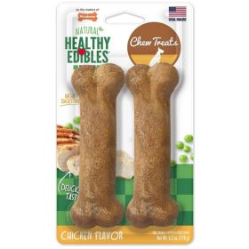 Nylabone Healthy Edibles Wholesome Dog Chews - Chicken Flavor (2 Pack)