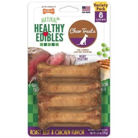 Nylabone Healthy Edibles Wholesome Dog Chews - Variety Pack - Petite (8 Pack)