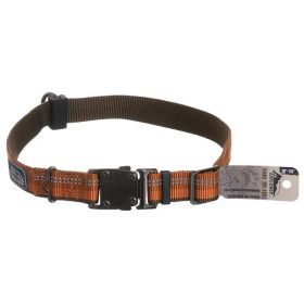 K9 Explorer Reflective Adjustable Dog Collar - Campfire Orange - 26" L x 1" W