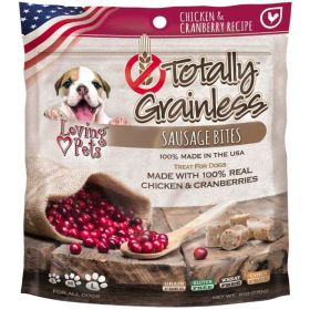 Grainless Sausage Bites - Chicken & Cranberries - All Dogs - 6 oz