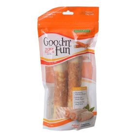 Healthy Hide Good 'n' Fun Triple-Flavor Rolls - Beef, Pork & Chicken - 7" Rolls