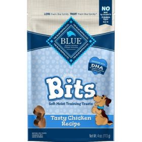 Blue Buffalo Blue Bits Soft-Moist Training Treats - Tasty Chicken Recipe - 4 oz