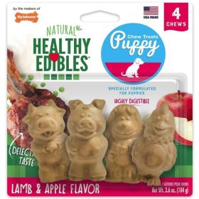 Nylabone Natural Healthy Edibles Puppy Chew Treats  Lamb & Apple