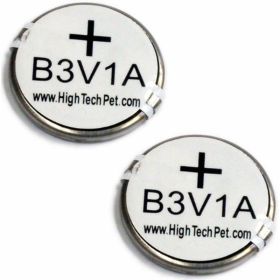 High Tech Pet Replacement B-3V1A Battery 2-Pack for HTP Collars - 2 count