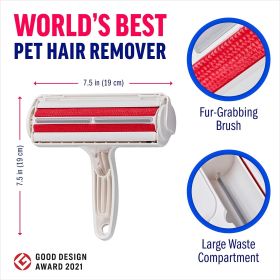 Reusable dog and cat lint remover for furniture, carpets, car seats and bedding