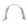 Pink Plush Lop Ear Rabbit Headband Fluffy Animal Dogs Ears Hairhoop Halloween Party Dress Up Cosplay Costume Hairband