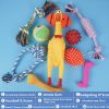 10-piece set of dog toys puzzle relieve boredom bite-resistant molar knot