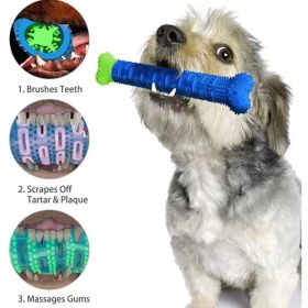 Dog Toothbrush Durable Dog Chew Toy Stick Soft Rubber Tooth Cleaning