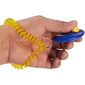 Portable Training Guide Clicker Dog Whistle Trainer Delicate Button Clicker