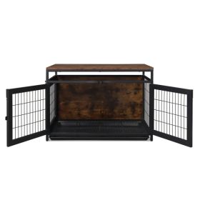 37.4 "Furniture Dog Cage, Super Sturdy Dog Cage, Dog Crate for Small/Medium