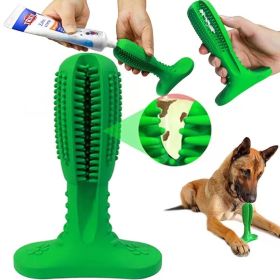 Rubber Dog Chew Toys Dog toothbrush Pet mint Toy Brushing Puppy Teething Brush