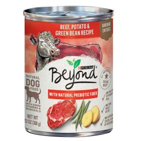 Purina Beyond Natural Wet Dog Food Pate Grain Free Beef Potato & Green Bean