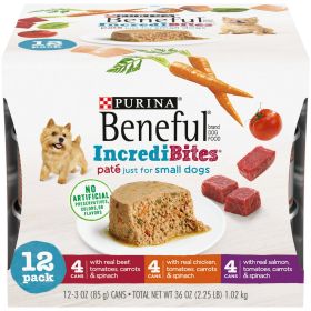 Purina Beneful Incredibites Wet Dog Food for Small Dogs Variety Pack