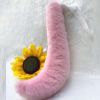 Pink Plush Cat Tail Cosplay Wolf Dog Fox Tail Pluffy Animal Tail Halloween Christmas Party Costume Dress Up