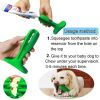 Rubber Dog Chew Toys Dog toothbrush Pet mint Toy Brushing Puppy Teething Brush