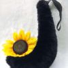 Black Plush Cat Tail Cosplay Wolf Dog Fox Tail Pluffy Animal Tail Halloween Christmas Party Costume Dress Up