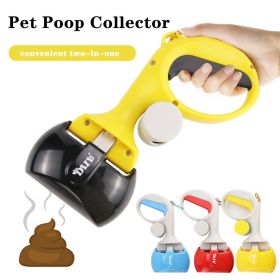 Pet Poop Picker Pick Up Excreta Cleaner Dog Pooper Scoopers Excrement (Color: black)