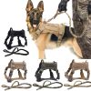 Tactical Dog Harness Pet Training Vest Dog Harness And Leash Set For Large Dogs