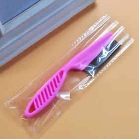 Pet Hair Removal Combs Grooming Brush Dog Cat Puppy Kitty Rabbit Massage Comb (Color: S Pink Opp)