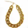 Pet gold collar Dog Chain Collar Keji Teddy Fadou domineering gold necklace