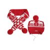 Dog Christmas Reindeer Elk Antlers Headband and Scarf Set Pet Christmas