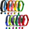 Small Pet Color Buckle Reflective Collars 1.0 Patch Bells Dog Collar