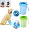 Pet Dog Paw Cleaner Cup Outdoor portable Soft Silicone Combs Quickly Wash Foot