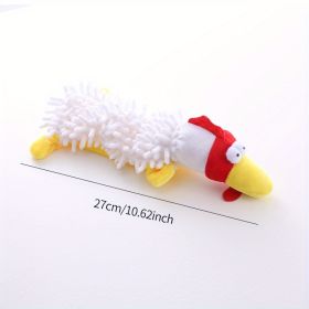 Pet Dog Toy Sounding Toy For Dog Chew Toy Puppy Molar  Plush Toy Dog Interactive (Model: White Chicken)