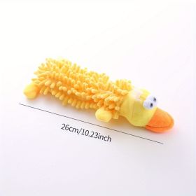 Pet Dog Toy Sounding Toy For Dog Chew Toy Puppy Molar  Plush Toy Dog Interactive (Model: Yellow Duck)