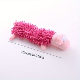 Pet Dog Toy Sounding Toy For Dog Chew Toy Puppy Molar  Plush Toy Dog Interactive (Model: Pink Pig)