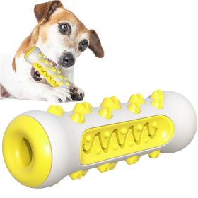 Dog Molar Toothbrush Toys Chew Cleaning Teeth Safe Puppy Dental Care (Color: Upgrade Yellow)