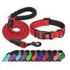 No Pull Dog Harness; Adjustable Nylon Dog Vest & Leashes