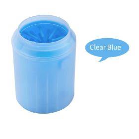 1pc Pet Paw Cleaner. Foot Cup For Dog And Cat; Pet Grooming Supplies (Color: Blue, size: M)