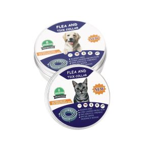 Flea & Tick Collar; 2 Pack; 14 Mon Protection; Kills & Repels Fleas-Ticks (colour: Black - cans, size: Dog - Length 63cm)