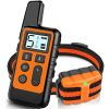 Dog Training Collar; Waterproof Shock Collars for Dog with Remote Range 1640 ft