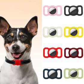 2pcs Pet Silicone Protective Case Dog Cat Collar Loop For Apple Airtags (Color: green 2pcs)