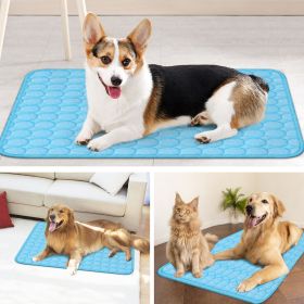 Pet Cooling Mat Cool Pad Cushion Dog Blanket For Summer Sleeping Bed Dog (size: M)