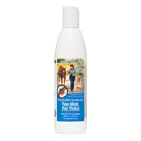 Tick Slick for Dogs & Horses Natural Deflective Spray (size: 64 oz (10oz concentrate))