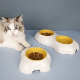 Egg-shaped Pet Bowl Drinking Water Single Bowl Double Bowl Dog Bowls (Type: Sibgle Bowl)