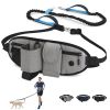 Hands Free Dog Leash with Waist Bag for Walking Small Medium Large Dogs