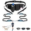 Hands Free Dog Leash with Waist Bag for Walking Small Medium Large Dogs