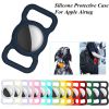 2pcs Pet Silicone Protective Case Dog Cat Collar Loop For Apple Airtags